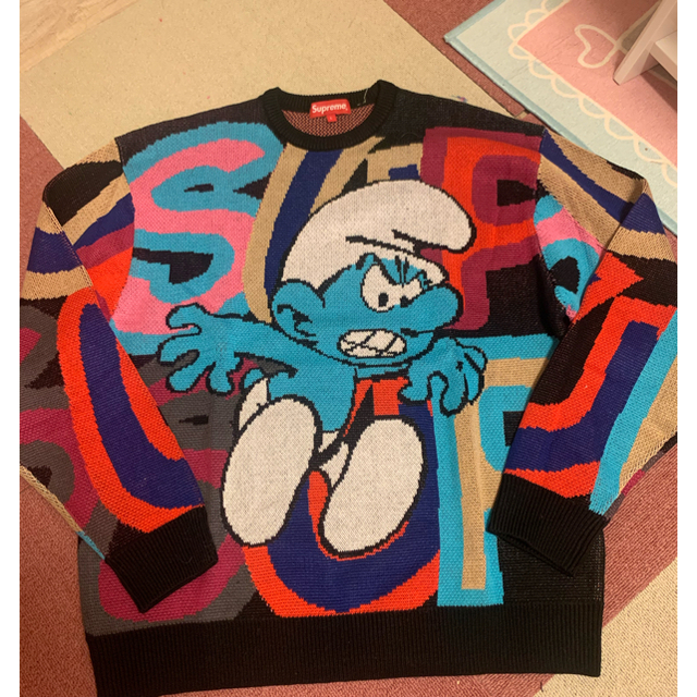 supreme Smurfs Sweater / シュプリーム スマーフ　L