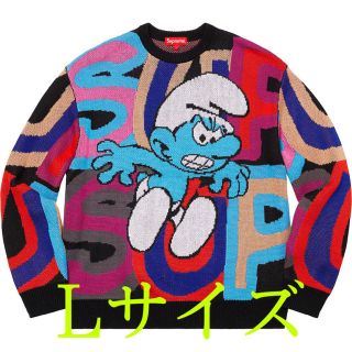 シュプリーム(Supreme)のsupreme Smurfs Sweater / シュプリーム スマーフ　L(ニット/セーター)