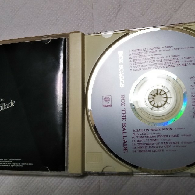 SONY(ソニー)のボズ・ザ・バラード エンタメ/ホビーのCD(ポップス/ロック(洋楽))の商品写真