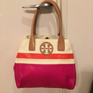 トリーバーチ(Tory Burch)のトリーバーチ★キャンパス地トートバッグ♡(トートバッグ)