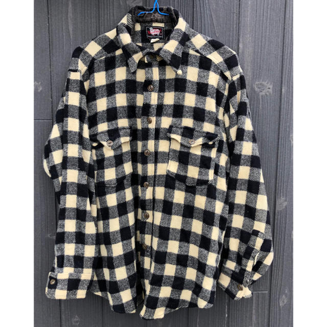 WOOLRICH(ウールリッチ)のウールシャツ 50sウールリッチ羊タグ レア品 メンズのトップス(シャツ)の商品写真