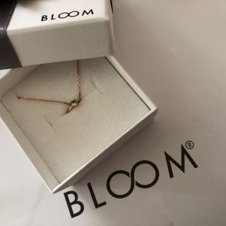 ブルーム(BLOOM)のBLOOM ペリドットシルバーネックレス(ネックレス)