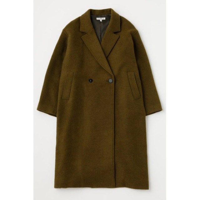 moussy(マウジー)のmoussy A LINE WOOL LONG COAT レディースのジャケット/アウター(チェスターコート)の商品写真