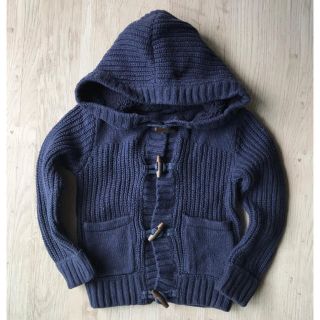 ギャップキッズ(GAP Kids)のGAP フード ニット カーディガン セーター 110(カーディガン)