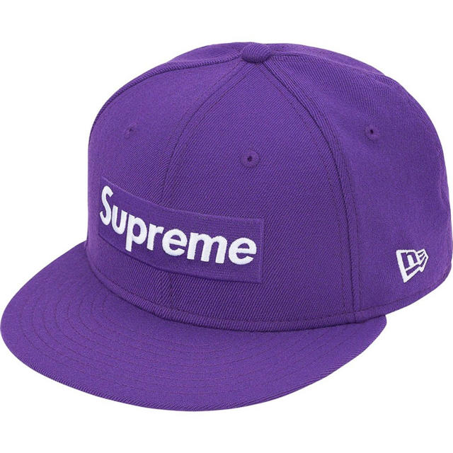 紫 7-3/8 World Famous Box Logo New Era帽子
