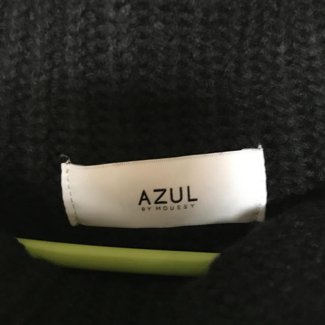 AZUL by moussy(アズールバイマウジー)の専用　レディース  ニット　黒　新品未使用 レディースのトップス(ニット/セーター)の商品写真