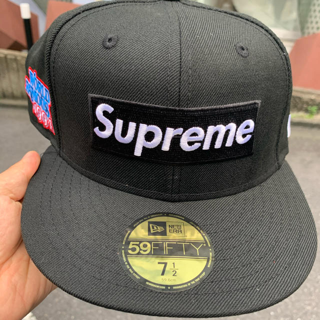 BlackSIZESuprewe 20aw World Famous Box Logo ニューエラ