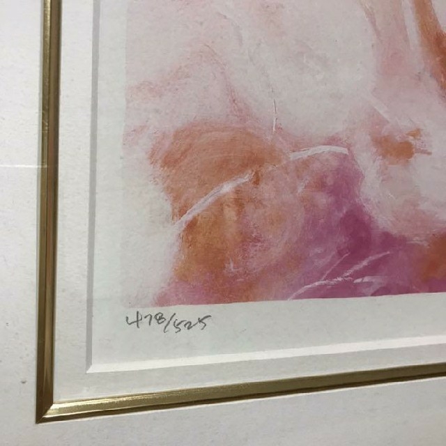 晴れた日のチューリップ】ジニーキム 版画 直筆サイン 限定 花 www