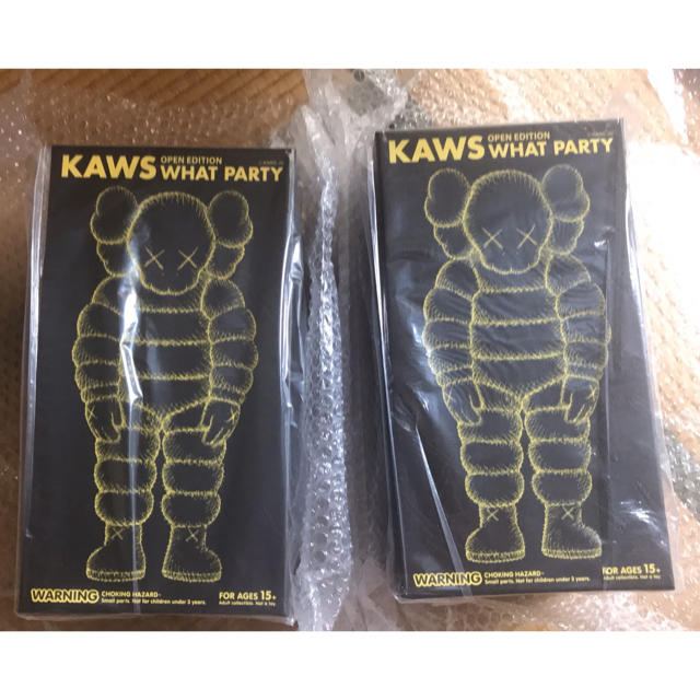 MEDICOM TOY(メディコムトイ)のKAWS WHAT PARTY YELLOW カウズ パーティー イエロー エンタメ/ホビーのフィギュア(その他)の商品写真