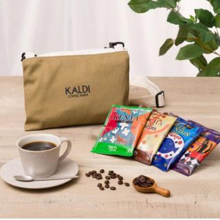 カルディ(KALDI)のKALDIコーヒーの日サコッシュ(ショルダーバッグ)