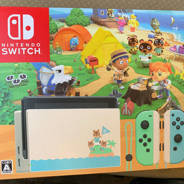 Nintendo Switch(ニンテンドースイッチ)のswitch 任天堂　本体　あつまれ どうぶつの森セット エンタメ/ホビーのゲームソフト/ゲーム機本体(家庭用ゲーム機本体)の商品写真