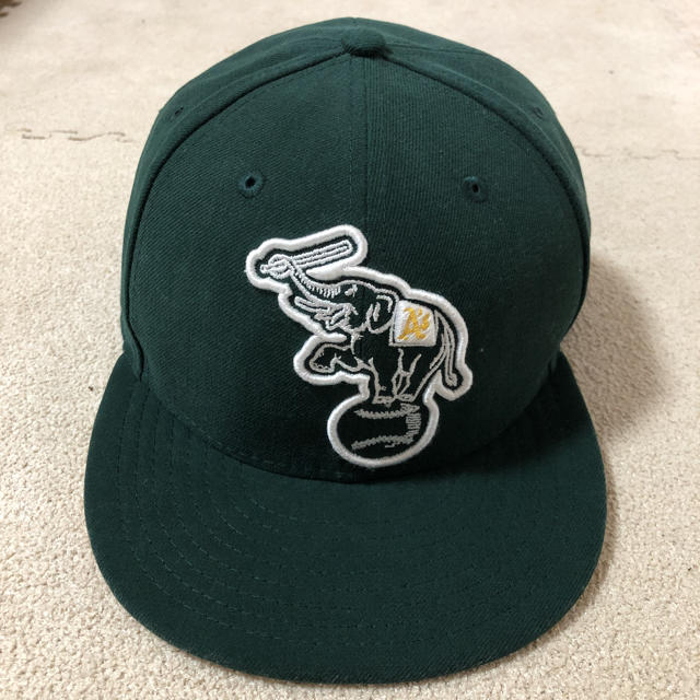 NEW ERA(ニューエラー)のニューエラ キャップ　アスレチックス　MLB キャップ　帽子 メンズの帽子(キャップ)の商品写真