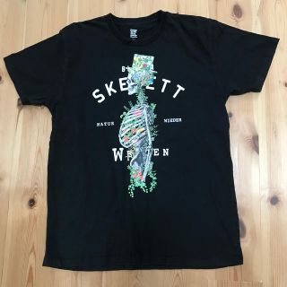 グラニフ(Design Tshirts Store graniph)のグラニフgraniphメンズTシャツ【L】黒/半袖☆SKELETT(Tシャツ/カットソー(半袖/袖なし))