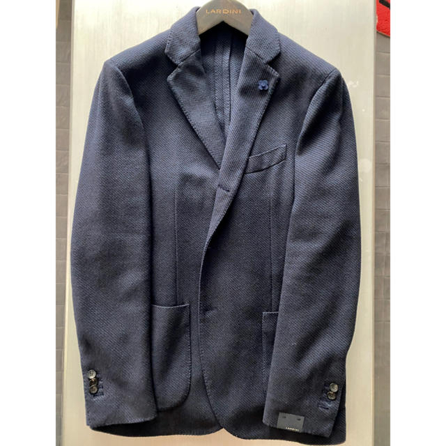 新品 秋冬LARDINI ラルディーニ ジャケット ネイビー スリム アイコン