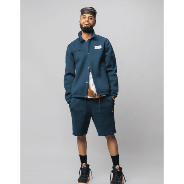 union jordan コーチジャケット sサイズ ネイビー | フリマアプリ ラクマ