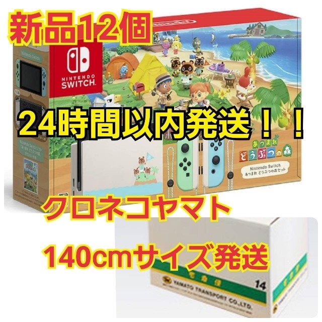 12台 あつまれどうぶつの森セット Nintendo Switch 任天堂 本体