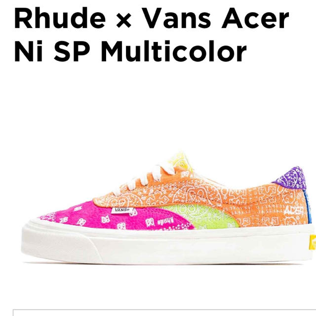 27cm Vans Rhude Acer NI SP