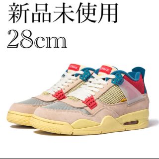 28.5新品未使用JORDAN4 RETROSP GUAVA ICE UNION