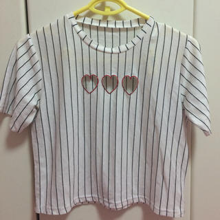 ウィゴー(WEGO)のハートＴシャツ♡ (ぱーぷるさん専用)(Tシャツ(半袖/袖なし))