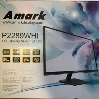 ※難あり　Amark  モニター ディスプレイ　21.5 P2289WHI(ディスプレイ)