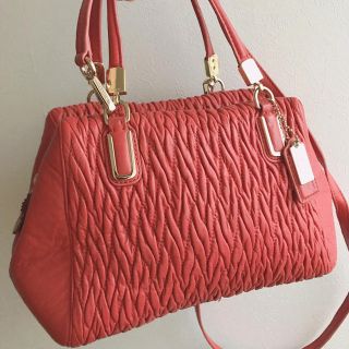 コーチ(COACH)の【極美品】COACH ハンドバッグ ショルダーバッグ 鞄 2WAY本革(ショルダーバッグ)