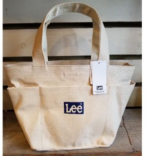 リー(Lee)のLee 3ポケットキャンバスミニトートバッグ(ロゴ部分ネイビー)(トートバッグ)