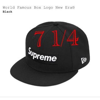 シュプリーム(Supreme)の送料無料supreme new era box logo cap シュプリーム(キャップ)