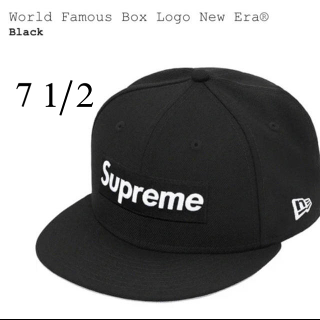 World Famous Box Logo New Era® 黒7 1/2メンズ