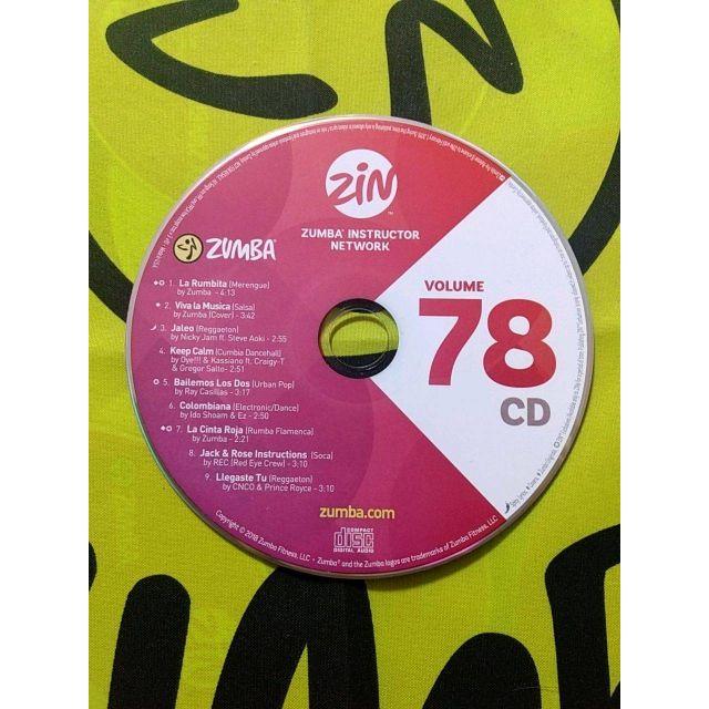 Zumba(ズンバ)のZUMBA　ズンバ　ZIN78　CD ＆ DVD　インストラクター専用 エンタメ/ホビーのDVD/ブルーレイ(スポーツ/フィットネス)の商品写真