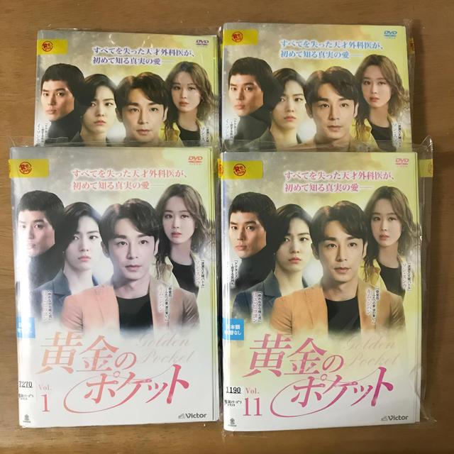 エンタメ/ホビー黄金のポケット　全41巻　韓国ドラマ　日本語吹き替えなし　DVD レンタル落ち品