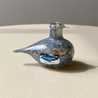 イッタラ(iittala)のGolden-Crested Kinglet グレー バード イッタラ(置物)