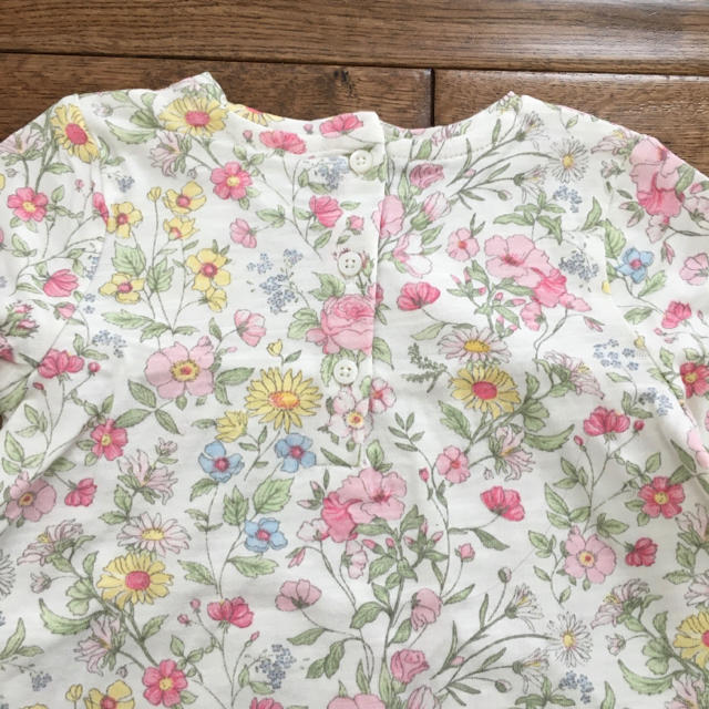 NEXT(ネクスト)の新品♡next♡長袖チュニック　花柄フローラル　80 キッズ/ベビー/マタニティのベビー服(~85cm)(Ｔシャツ)の商品写真