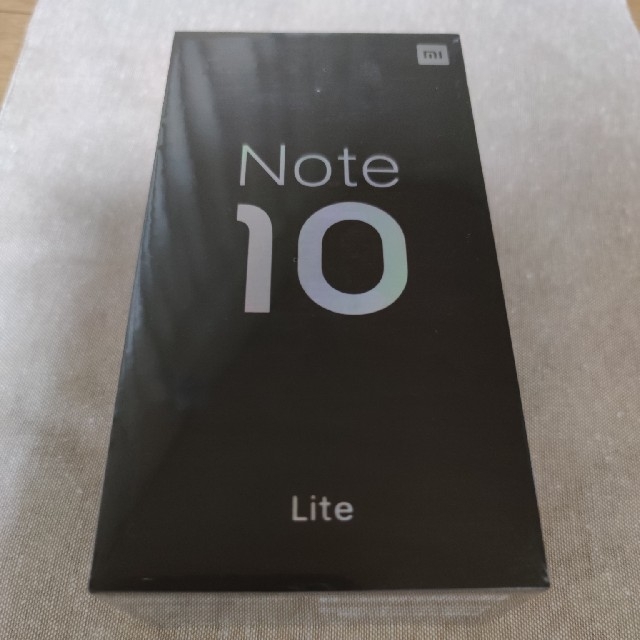 新品未開封 Xiaomi Mi Note10 Lite ホワイト 128gbスマートフォン本体