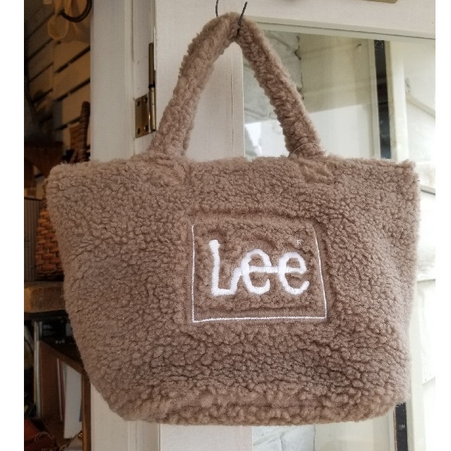 Lee(リー)のLee もこもこボアミニトートバッグ(ブラウン) レディースのバッグ(トートバッグ)の商品写真