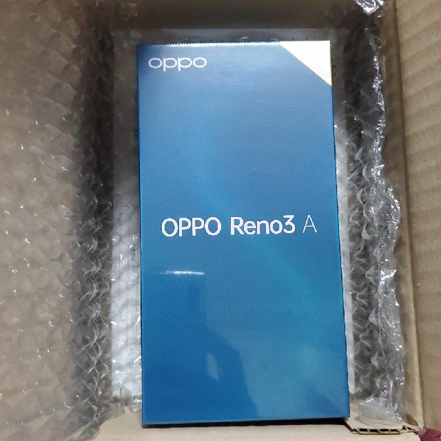 【新品未開封】OPPO Reno3 A ホワイト SIMフリー128GB購入日