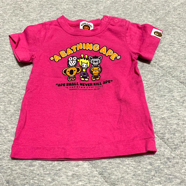 A BATHING APE(アベイシングエイプ)のベイプキッズ　BAPE KIDS キッズ/ベビー/マタニティのベビー服(~85cm)(Ｔシャツ)の商品写真