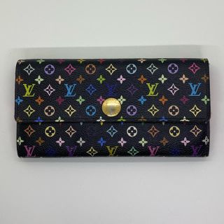 ルイヴィトン(LOUIS VUITTON)のLOUIS VUITTON ヴィトン マルチカラー ポルトフォイユサラ 長財布(財布)