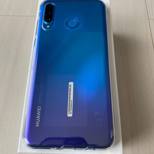 ANDROID(アンドロイド)のHUAWEI  P30 lite 128GB au SIMロック解除済み  スマホ/家電/カメラのスマートフォン/携帯電話(スマートフォン本体)の商品写真