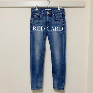 アングローバルショップ(ANGLOBAL SHOP)のRED CARD 25th anniversary テーパードデニム(デニム/ジーンズ)