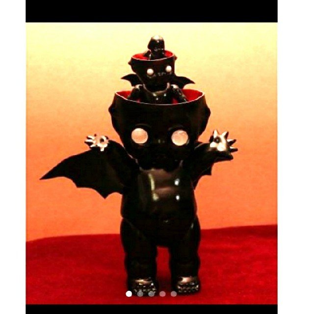 ファッションデザイナー 悪魔３兄弟マトリョーシカ　フィギュア　大きい人形　リビングデッドドール SF+ファンタジー+ホラー