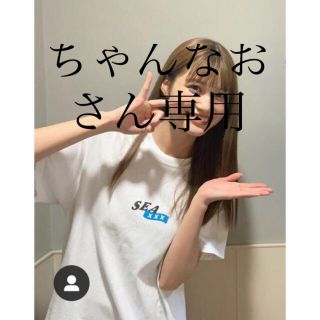 シー(SEA)の新品未使用wind and sea ゴッドセレクション コラボTシャツ 白色 L(Tシャツ/カットソー(半袖/袖なし))