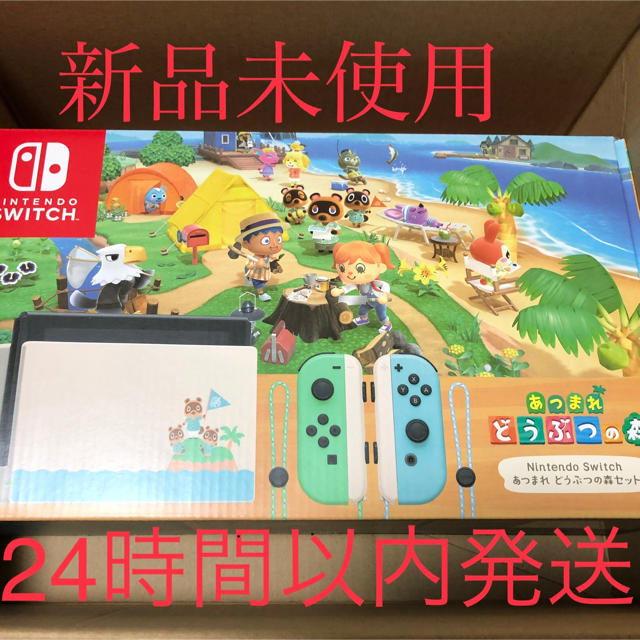 家庭用ゲーム機本体任天堂スイッチ　あつまれどうぶつの森の本体セット