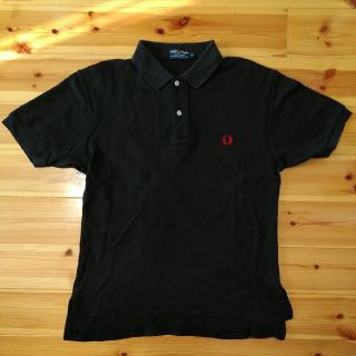 フレッドペリー(FRED PERRY)のフレッドペリー FRED PERRY ポロシャツ 半袖 ブラック 黒 メンズ Ｓ(ポロシャツ)