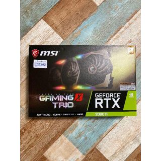 【新品未開封】MSI RTX2080ti GAMING X TRIO 1年保証付(PCパーツ)