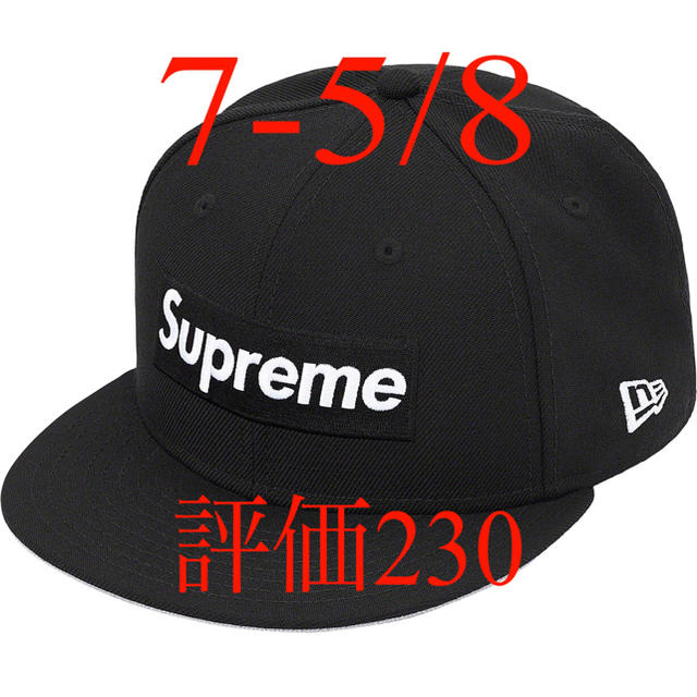 キャップSupreme World Famous Box New Era 黒 7-5/8