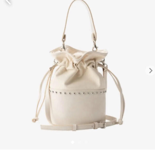 dolce ドルチェ バイカラーバッグ バケツ アメブロ インスタ レディースのバッグ(ショルダーバッグ)の商品写真