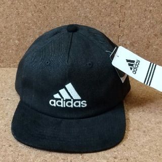 アディダス(adidas)のadidas　キャップ　57～60cm　ブラック　未使用品(キャップ)