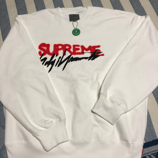 Supreme - Yohji Yamamoto Crewneck白サイズ