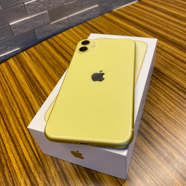 iPhone - iphone11 64gb yellow イエロー simフリー