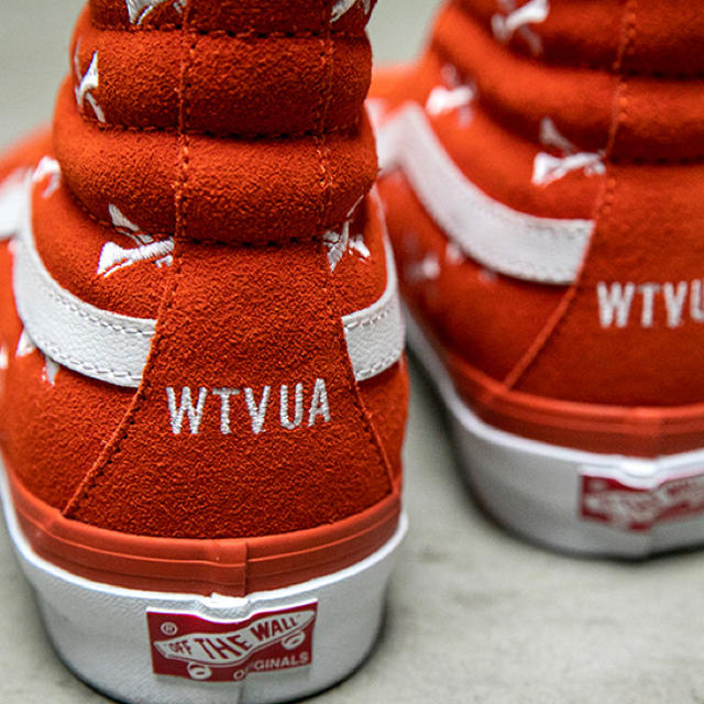 W)taps(ダブルタップス)の27.5cm wtaps vans sk8hi orange オレンジ　ヴァンズ メンズの靴/シューズ(スニーカー)の商品写真